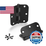 Knobwell 30 Pack 3.5" Matte Black Door Hinges Squeak, Heavy Duty Interior. Fixed Price $70.31.