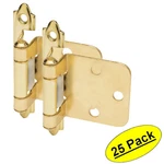 *25 Pack* Cosmas 15539-BB Brushed Brass Hinge Variable Overlay (pair). Fixed Price $48.10.