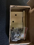 Baldwin 1040050I Square Mortise Hinge, Antique Brass. Fixed Price $41.91.
