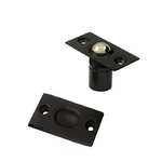 Deltana BC218U19 Black Adjustable Ball Latch Catch And Strike Solid Brass. Fixed Price $17.90.