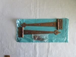 Nos Vtg Mckinney Strap Hinge Flush Hammered Copper 7" X 1/16"CABINET Gate Barn. Fixed Price $12.55.