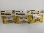 Stanley Narrow 3" Utility Hinges Set Of 2 (3 Pack) Non-removable Pins Nos. Fixed Price $19.99.