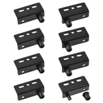 Ufurmate Iron Pivot Hinge, 4 Sets Concealed Shaft Cabinet Door Hinges C.... Fixed Price $17.22.