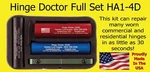 Hinge Doctor Full Set HA1234D, Case & Updated Instructions. New Notched Style!. Fixed Price $304.99.