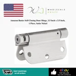 Amazon Basics Self-closing Door Hinge, 3.5 X Inch, AB-DH550-SN. Fixed Price $14.99.