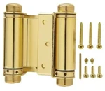 Everbilt Double Action 3" Spring Hinge, Brass Finish 221, Brand New. Fixed Price $16.99.