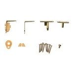 National Hardware N173-823 Steel/die Cast Brass Flush/full Inset Cafe Door Hinge. Fixed Price $14.39.