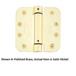 Emtek 91034-US15 X 5/8 Radius Residential Duty Hinges-pair Satin Nickel. Fixed Price $7.05.