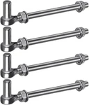 4PCS Gate 10'',STAINLESS Steel Farm Hinge,j-bolt Post Wi. Fixed Price $62.50.