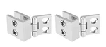 Uxcell Glass Hinge Adjustable Degree Clamp Bracket For 5-8MM Thickness (2PCS). Fixed Price $14.99.