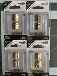 4-PACK Lot (16 Hinges) National Hardware N211-276 Bright Brass Decorative Narrow. Fixed Price $20.59.