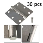 3-1/2 Inch Satin Nickel Door Hinges 2.2 Mm 3.5*3.5IN 1/4" Radius Corners 30 Pack. Fixed Price $32.67.