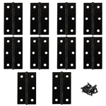 10 Pcs 2.5 Inch Black Door Cabinet Hinge, Ball Bearing Butt Hinges. Fixed Price $13.37.