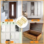 10PCS 1.5 Inch Mini Solid Brass Jewelry Box Cabinet Drawer Butt Hinges With S.... Fixed Price $20.26.