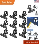 30 Pack Bulldog Clips 1.25 Inches Small Hinge Paper Metal F.... Fixed Price $26.00.