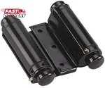 Rok Hardware Double Action Steel Spring Hinge, Black Super Value 2-PACK (2. Fixed Price $43.43.