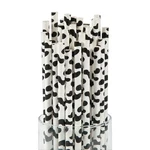 Cow Print Paper Straws - 24 Pc.. Fixed Price $15.43.