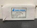 Deltana S44R41B 4X4 Flat Black 1/4" Radius Full Mortise Hinges - Pair. Fixed Price $13.82.