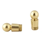 Carpet Rod Finials Bright Brass Ball Renovators Supply. Fixed Price $8.99.