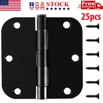 25 Pack 3.5" Dark Oil Rubbed Bronze Interior Door Hinges 5/8" Radius Orb. Fixed Price $29.99.