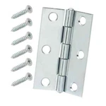 10-PACK Everbilt 2-1/2 Inch Zinc Plated Narrow Cabinet Door Hinges 15165. Fixed Price $28.80.