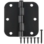 42 Matte Black Door Hinges 3.5 Inch 5/8" Radius, Pack,. Fixed Price $68.70.