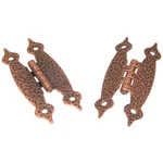 Pair Of Amerock Antique Copper Cabinet "h" Hinges Flush Surface Mount BP3404AC. Fixed Price $5.97.