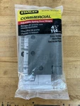 Stanley Commercial 4-1/2" Adjustable Spring Hinge. 42-0836 SP2060R -prime Coated. Fixed Price $14.98.