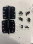 Deltana S44R5HDB1B Black Paired, Ball Bearing Door Hinge (some Wear/tear). Fixed Price $11.38.