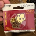 Lot Of 10 2X Brainerd Solid Brass Butterfly Hinges 1-5/16" 2-1/4" Cabinet Door. Fixed Price $39.97.