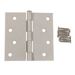 Pack Warwick 4" Residential Door Hinges Square Corner Satin Nickel DA3015SN. Fixed Price $19.13.