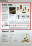 Soss #BH164 Barrel-type Concealed HINGES,16MM Diameter, For 7/8" Thicker Door. Fixed Price $6.95.