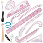 13PCS Styling French Curve Set, Dress Makers Clear Sewing.... Fixed Price $35.87.
