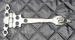 Signature Hardware Traditional 6" X 4" Cast Iron Strap Hinge, Antique Pewter -. Fixed Price $12.99.