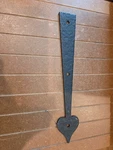 Acorn Ricbp Forged Iron 8-3/4" Dummy Rough Heart Strap Black. Fixed Price $14.29.