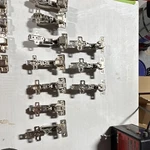 Grass Assorted Concealed European Cabinet Door Hinges W/ Mounting Plates Silver. Fixed Price $28.74.