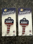 2 Kaba Ilco Kwikset Army/flag House/office Key Blank Single Sided KCSC1. Fixed Price $10.99.