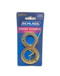 Schlage SC2-3086-605 Tradition Solid Brass House Number 8, 4" Bright. Fixed Price $7.99.