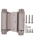 2X Everbilt 3'' Satin Nickel Finish Door Double Action Spring Hinge 322 512. Fixed Price $24.99.