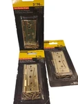 Door Hinge, Stanley, Brigh Bass Finish. 3"76MM (3). Fixed Price $8.99.