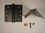 Taco #T-BB179-(4X4)" Steel Door Hinge, Duranodic, All Machine & Half Wood Screws. Fixed Price $14.95.