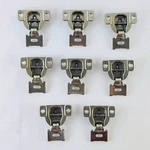 Lot Of 8 Ferrari Bx 711M Cabinet Hinges W/ A721 Tx 1/2" Overlay Ol Base Plates. Fixed Price $16.99.