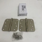 Emtek 91034US14, 4" X Plain Bearing Hinges Pair -polished Brass W/screws. Fixed Price $16.19.
