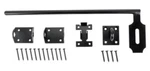 Everbilt 18 In. Black Heavy Duty Lockable Cane Bolt. Fixed Price $59.99.