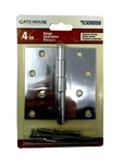 Gatehouse 4-IN Polished Stainless Steel Mortise Door Hinge #0308888 New. Fixed Price $6.99.