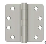 Deltana X Plain Bearing 1/4" Radius Corner Mortise Hinge Pair Satin Nickel. Fixed Price $18.99.