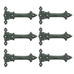 Black Wrought Iron Cabinet Hinge 5" Strap Southern Charm Barn Pack Of 6. Fixed Price $93.99.