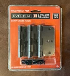 Everbilt Hinge Project (value Pack) 3 1/2 With 5/8 Radius, New. Fixed Price $9.99.