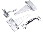 Brand New Onward 9000X-R Zinc Gate Hinge Set Hardware Kit Factory Sealed. Fixed Price $25.00.