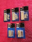 Packs Of Hinges Bulldog & 2.5 Brass Plated Utility Nos. Fixed Price $13.00.